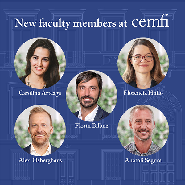 CEMFI welcomes five new faculty members