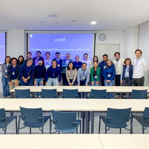 The workshop on �Workshop on Applied Microeconometrics and Panel Data� took place on Thursday, December 11th, at CEMFI