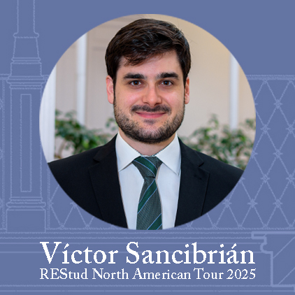 Vctor Sancibrin selected for the REStud North American Tour 2025